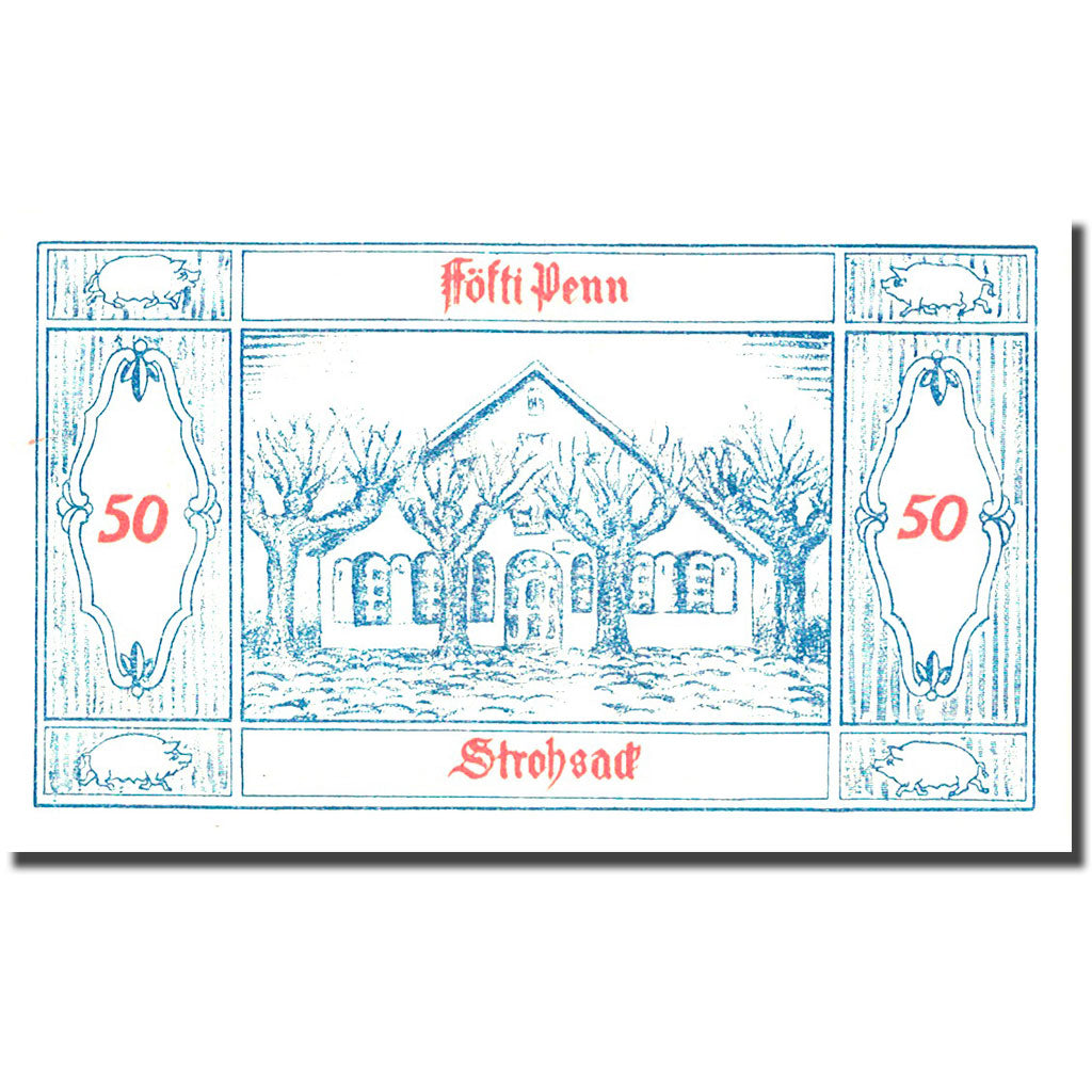 Geldschein, Deutschland, Gross Nordende, 50 Pfennig Maison 1921 UNZ- Mehl 484.1a