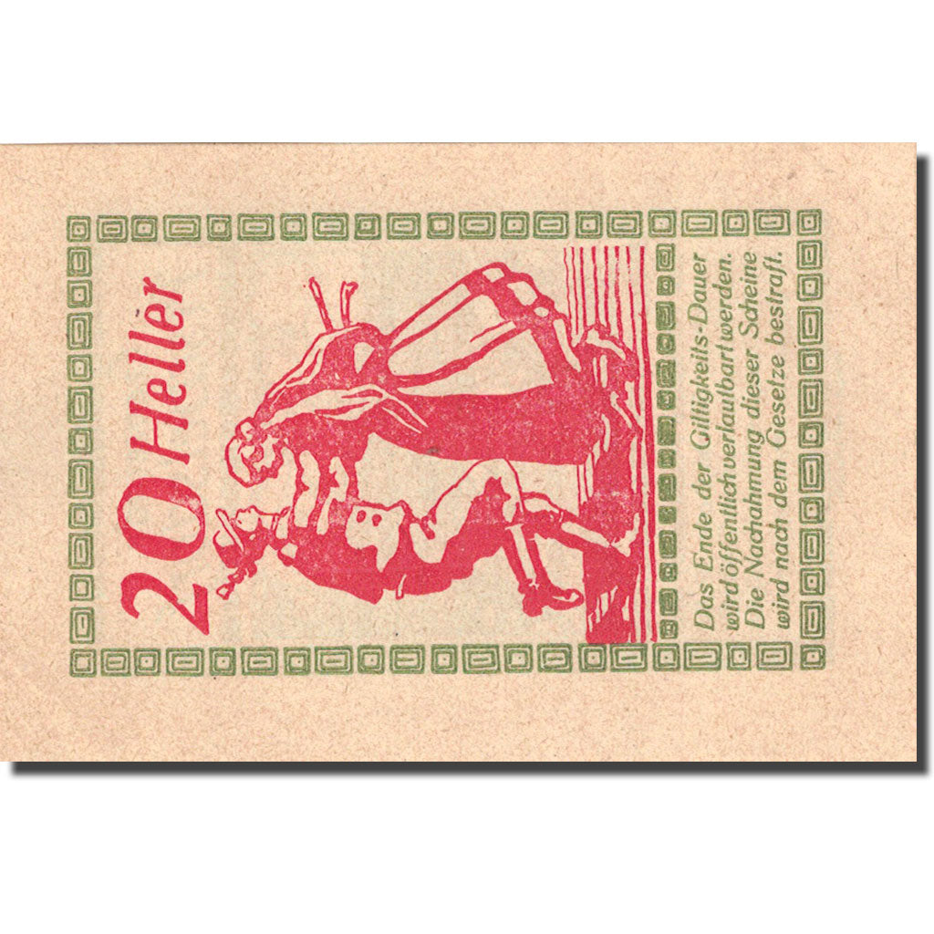 Banknote, Austria, Pischelsdorf, 20 Heller, personnage 2, 1920-07-19 UNC (63)