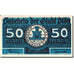 Banknote, Germany, Plön, 50 Pfennig, personnage, 1921, UNC(63), Mehl:1064.3a