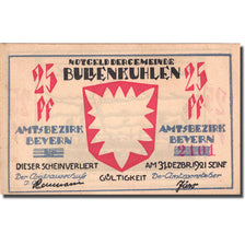 Banknote, Germany, Bullenkuhlen, 25 Pfennig, bateau, 1921 AU(55-58) Mehl 206.2a