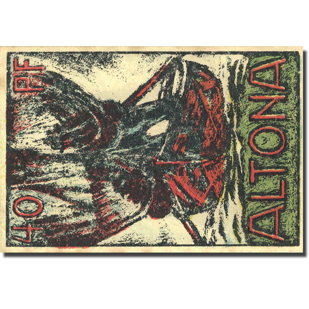 Banknote, Germany, Altona, 40 Pfennig, château 1, 1921-12-12, UNC(63) Mehl 30.3a
