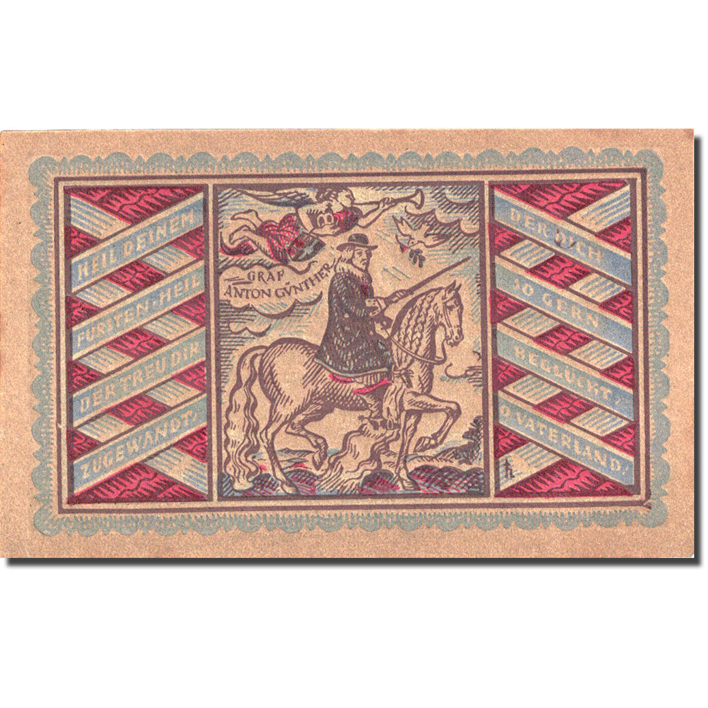 Banknote, Germany, Oldenburg, 50 Pfennig, cheval, 1921, UNC(63), Mehl:1017.1b