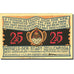 Banconote, Germania, Zeulenroda, 25 Pfennig, pont, 1921 SPL- Mehl 1470.1