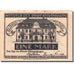 Billet, Allemagne, Stavenhagen, 1 Mark, personnage 2, 1921, SUP, Mehl:1257.1b