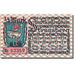 Geldschein, Deutschland, Strausberg 1/2 Mark personnage 1, 1921 UNZ- Mehl 1281.1