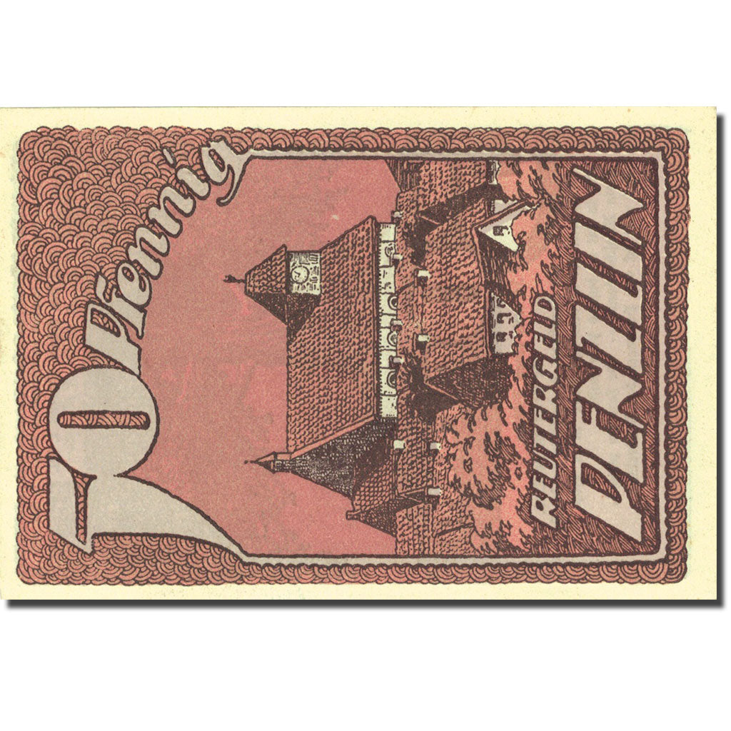 Biljet, Duitsland, Penzlin, 50 Pfennig, village 1922-05-31, SPL Mehl 1055.1