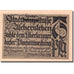 Geldschein, Deutschland, Aschersleben 75 Pfennig personnage 1921 UNZ- Mehl 50.5a