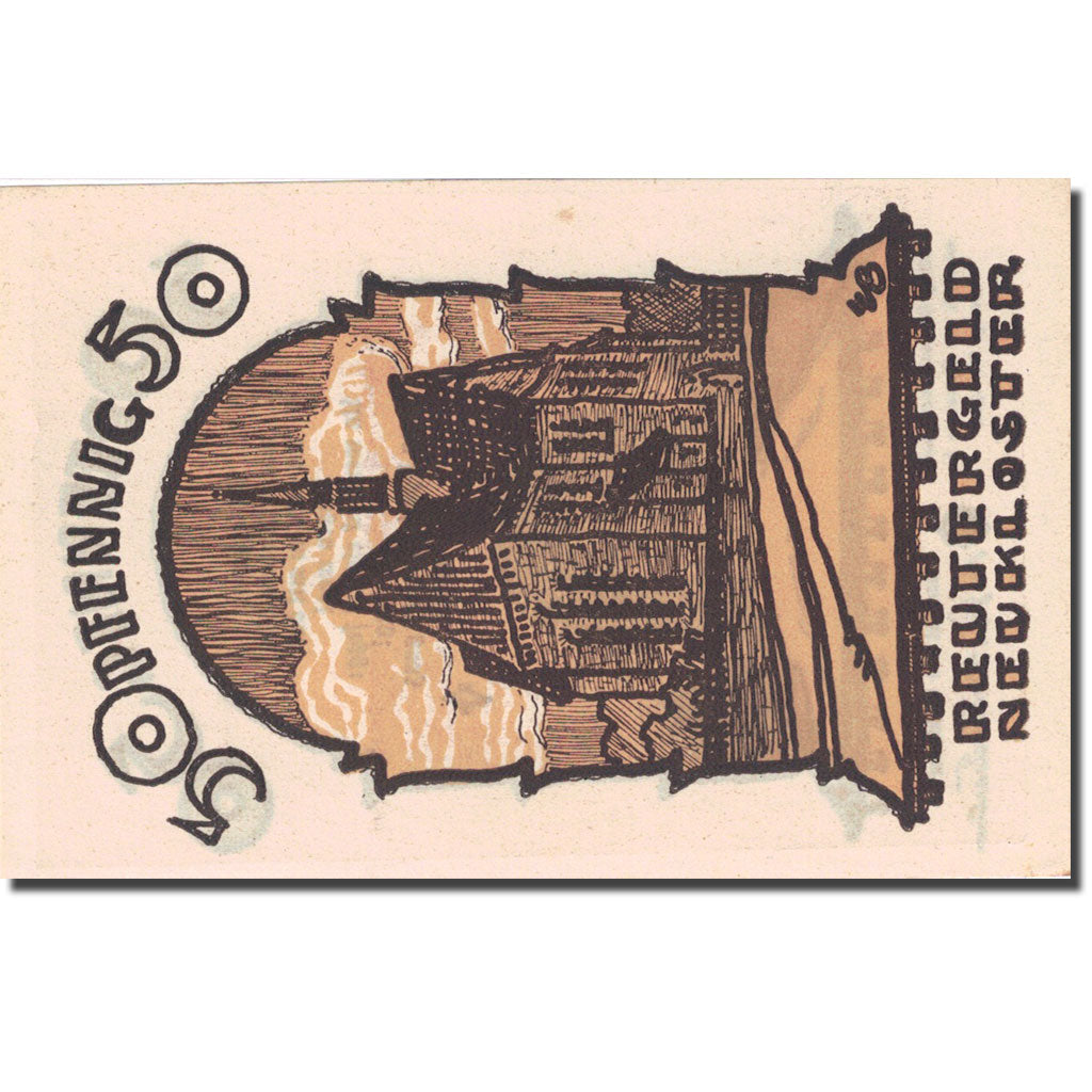 Banknote, Germany, Neukloster, 50 Pfennig, Eglise 1922-05-31 UNC(63) Mehl 951.1