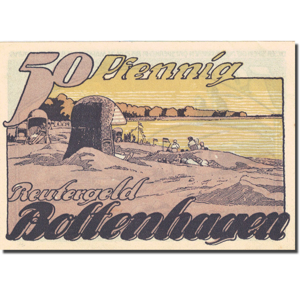 Biljet, Duitsland, Boltenhagen, 50 Pfennig, paysage 1922-05-31 SPL Mehl 138.1