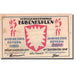 Geldschein, Deutschland, Bullenkuhlen, 25 Pfennig, bateau, 1921 VZ Mehl 206.2a