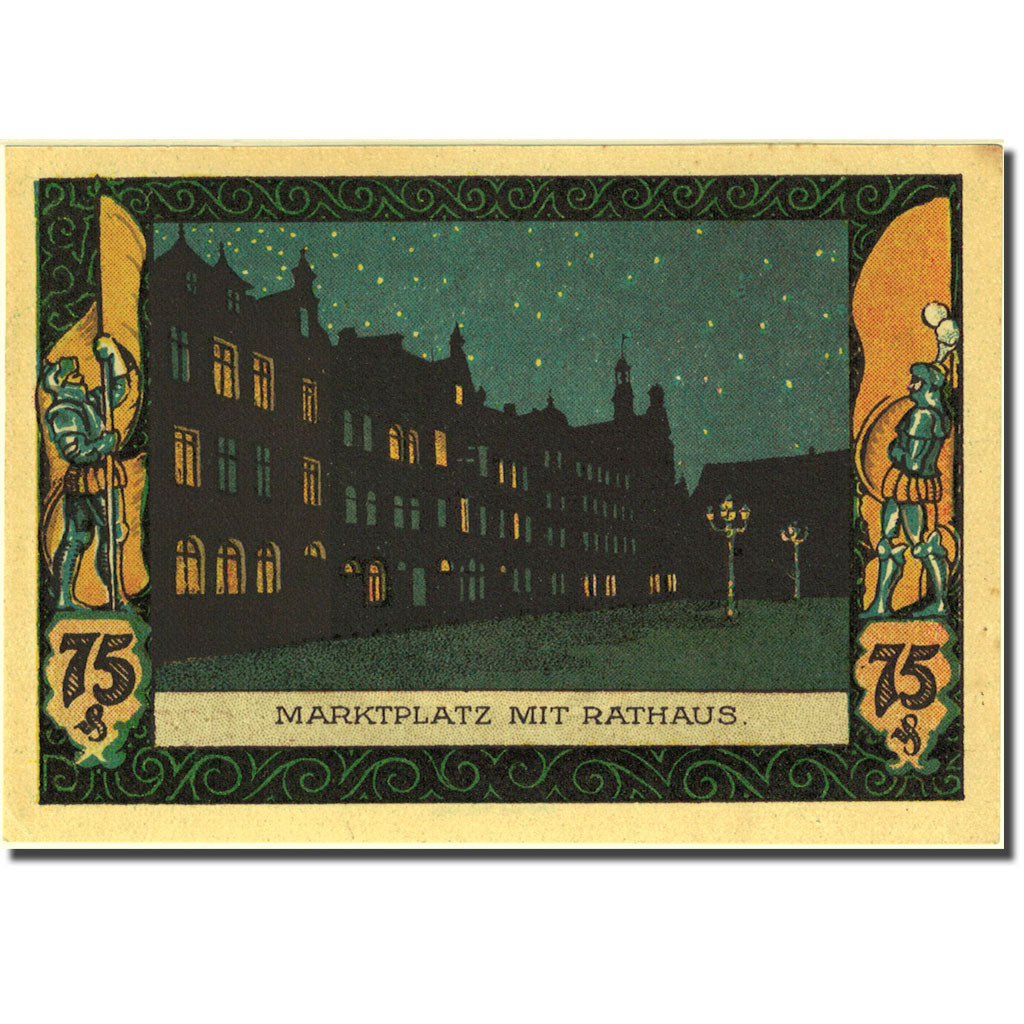 Banconote, Germania, Kahla 75 Pfennig, mairie, 1921, 1921-11-01, SPL Mehl 668.8a