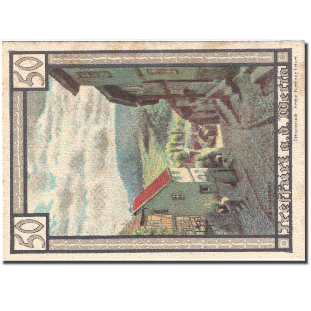 Banknote, Germany, Treffurt, 50 Pfennig, rue 1922-04-01 UNC(63) Mehl 1338.2