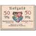 Banknote, Germany, Treffurt, 50 Pfennig, château 1922-04-01 UNC(63) Mehl 1338.2