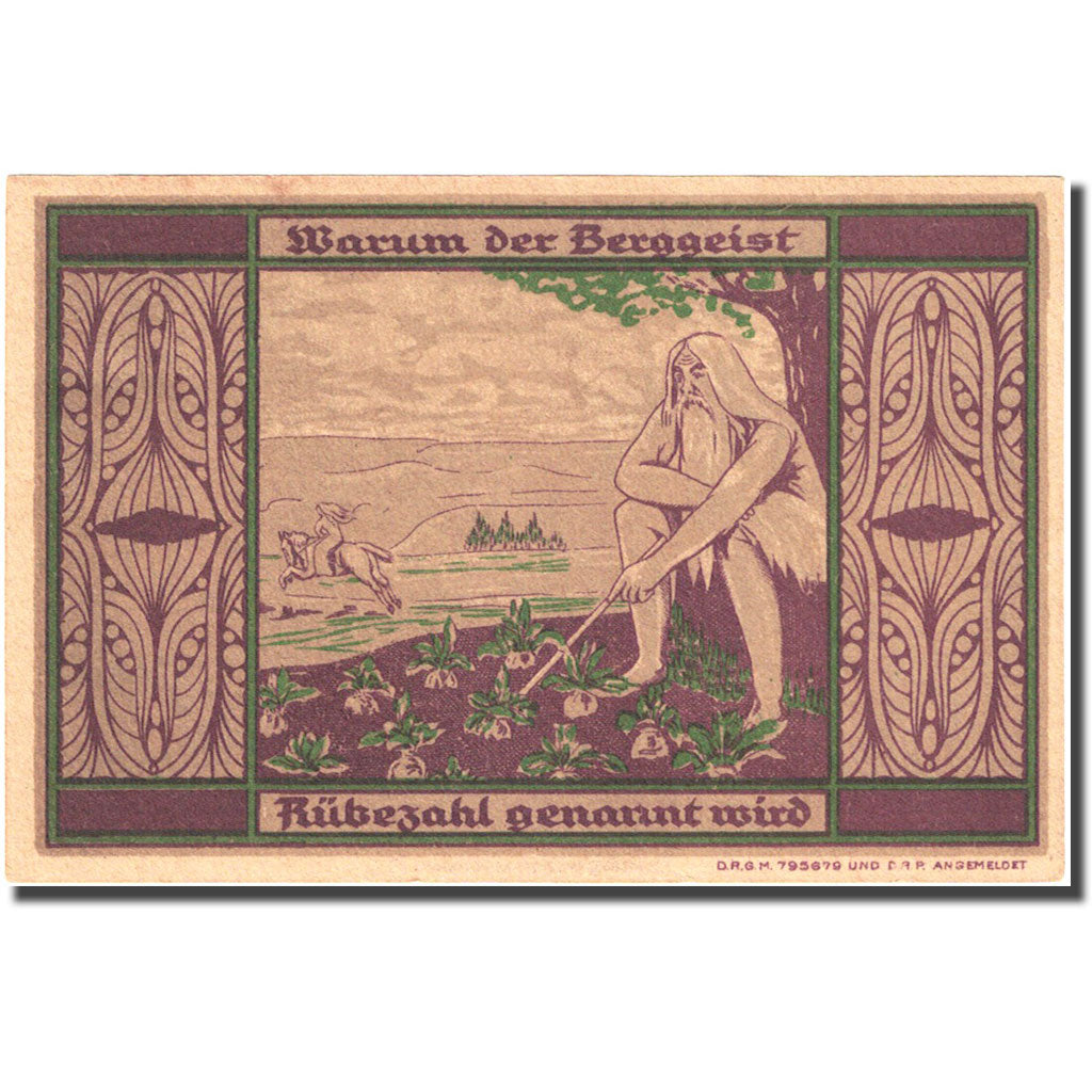 Banknote, Germany Greiffenberg 30 Pfennig, personnage, 1920, UNC(63) Mehl 470.3b