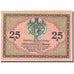 Banknote, Germany, Ohrdruf, 25 Pfennig, Eglise, 1921 UNC(63) Mehl 1012.2b