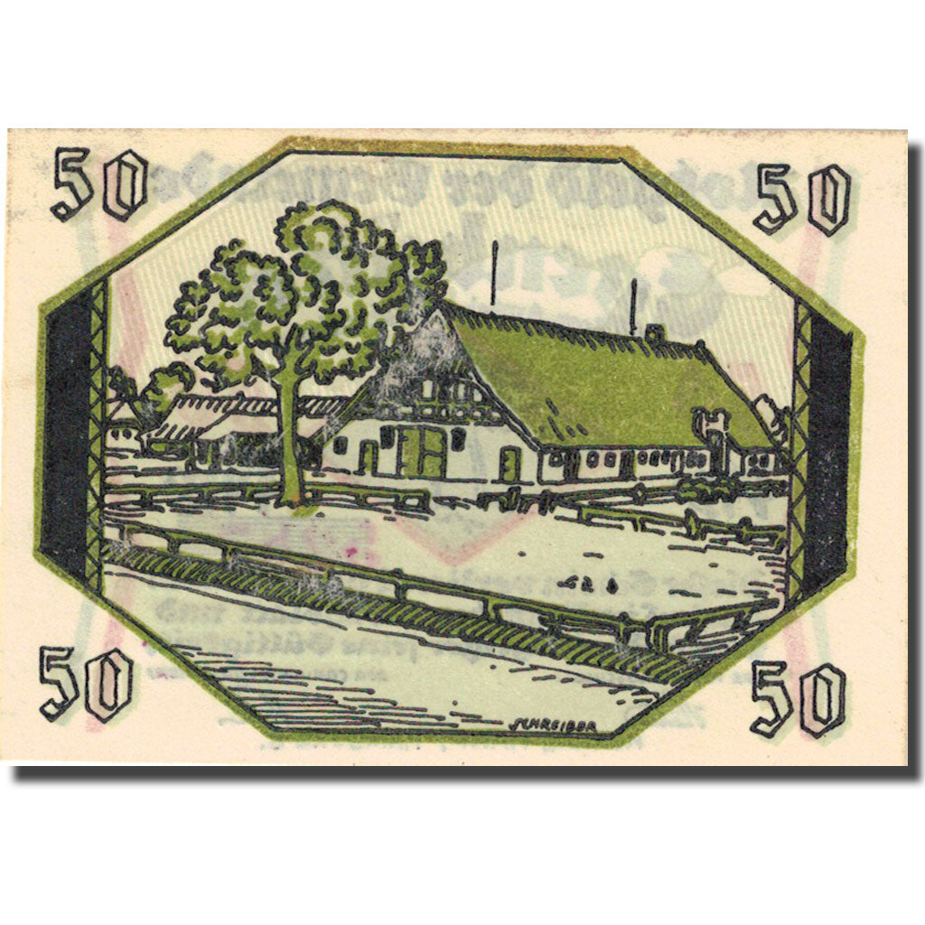 Banknote, Germany, Egenbüttel, 50 Pfennig, caserne 1, 1921, UNC(63), Mehl:308.1