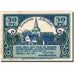 Banknote, Germany, Scheessel, 50 Pfennig, personnage, 1921 UNC(63) Mehl 1174.2