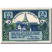 Banknote, Germany, Scheessel, 75 Pfennig, personnage 1, 1921 UNC(63) Mehl 1174.2