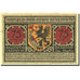 Banknote, Germany, Neustettin, 75 Pfennig, château, 1921 UNC(60-62) Mehl 968.1