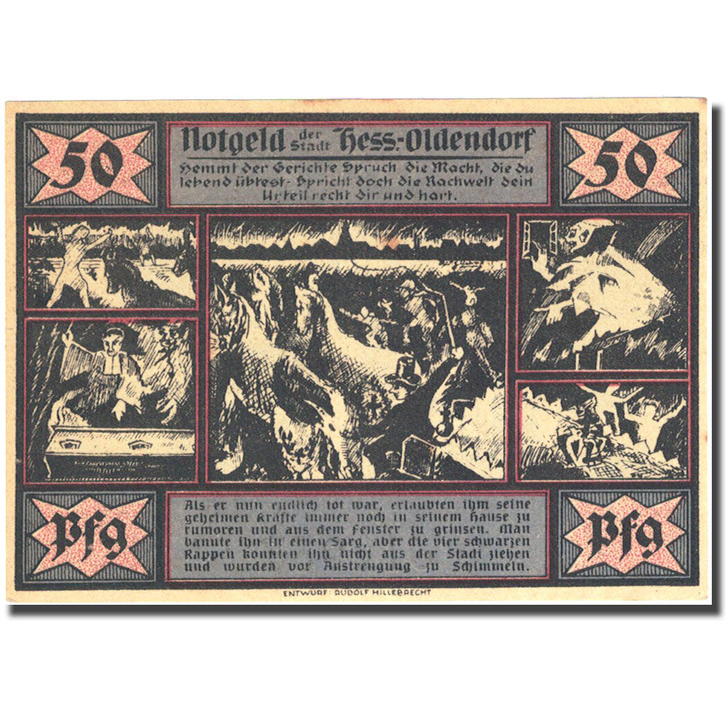 Banknote, Germany, Hessisch Oldendorf, 50 Pfennig 1921 UNC(63) Mehl 606.1