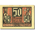 Banknote Germany Schalkau 50 Pfennig château 2, 1921 orange UNC(63) Mehl 1171.1