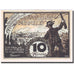 Geldschein, Deutschland, Wittenburg, 10 Pfennig, Eglise, 1922 UNZ- Mehl 1445.1