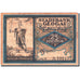 Banknote, Germany, Glogau, 25 Pfennig, Abbaye, 1922, UNC(63), Mehl:440.1a