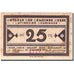 Nota, Alemanha, Heede 25 Pfennig valeur faciale 1921-12-31 AU(55-58) Mehl 586.1a