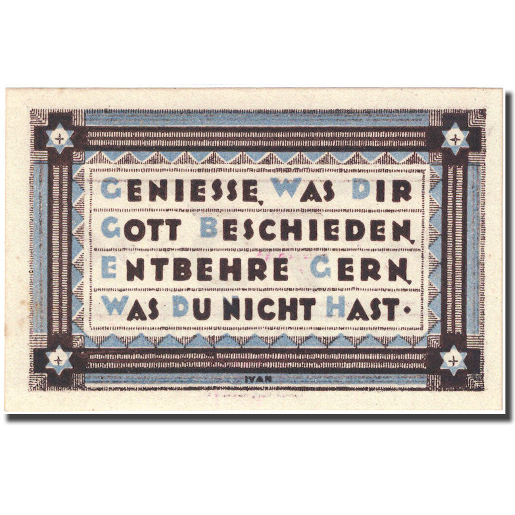 Banknote, Germany, Heede, 75 Pfennig, valeur faciale 5, 1921 UNC(63) Mehl 586.1a