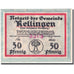 Banknote, Germany, Rellingen, 50 Pfennig, Forêt, 1921, UNC(63), Mehl:1113.1
