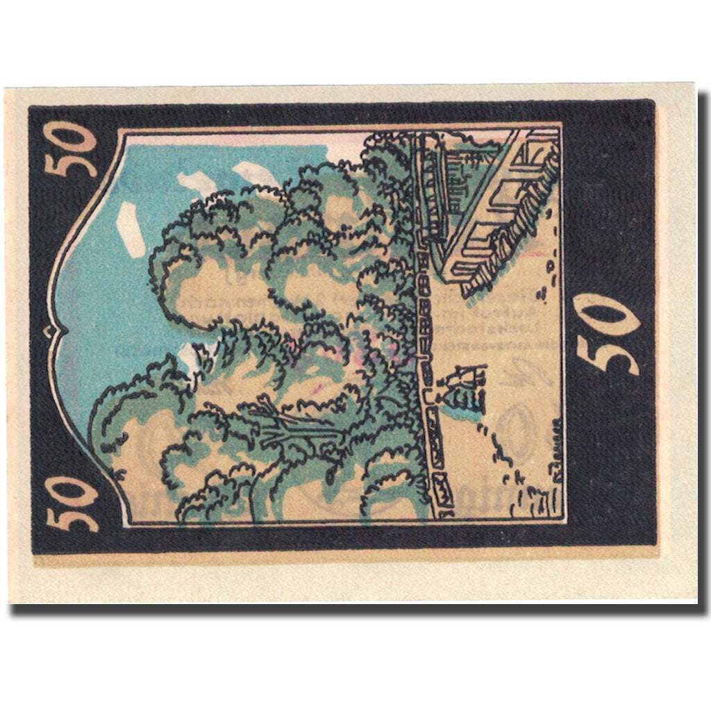 Banknote, Germany, Rellingen, 50 Pfennig, Forêt, 1921, UNC(63), Mehl:1113.1