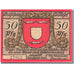 Banknote, Germany, Wesel, 50 Pfennig, château, 1921, UNC(63), Mehl:1409.1a