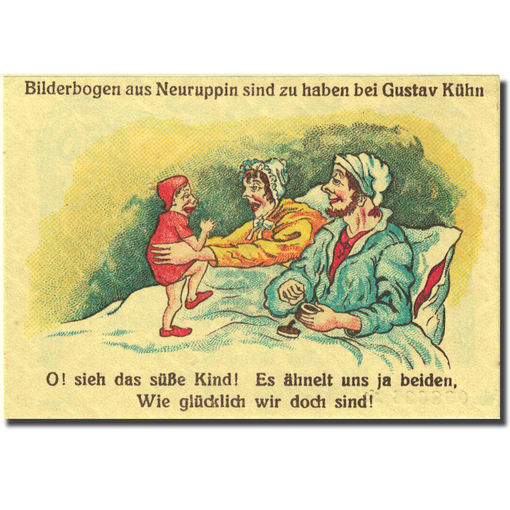 Banknote, Germany, Neuruppin, 50 Pfennig, personnage 2, 1921, UNC(63) Mehl 959.2