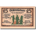 Banknote, Germany, Gatersleben, 25 Pfennig, personnage, 1921 UNC(63) Mehl 409.1