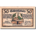 Banconote, Germania, Gatersleben, 50 Pfennig, personnage 2, 1921 SPL Mehl 409.1