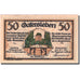 Banknote, Germany, Gatersleben 50 Pfennig, personnage 4, 1921 UNC(63) Mehl 409.1