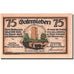 Banknote, Germany, Gatersleben, 75 Pfennig personnage 5, 1921 UNC(63) Mehl 409.1