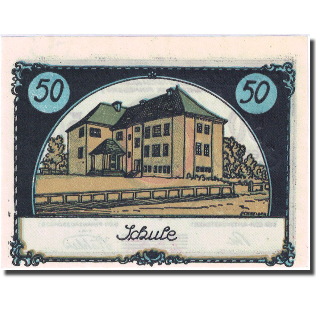 Banknote, Germany, Tangstedt, 50 Pfennig, école, 1921, UNC(63), Mehl:1309.1a