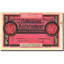 Billet, Allemagne, Kurzenmoor, 40 Pfennig, footballeur, 1921 SUP Mehl 751.1a