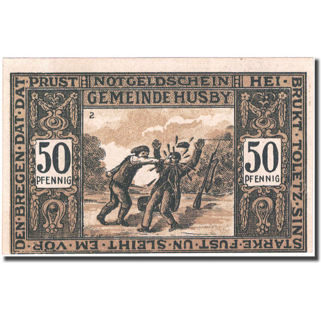 Banknote, Germany, Husby, 50 Pfennig, personnage 1, 1921 UNC(63) Mehl 637.1a