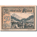 Banknote, Austria, Klaus, 50 Heller, paysage 2, 1920, 1920-03-27 yellow UNC(63)