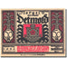 Banknote, Germany, Detmold, 50 Pfennig, personnage 9, 1920, UNC(63), Mehl:268.8