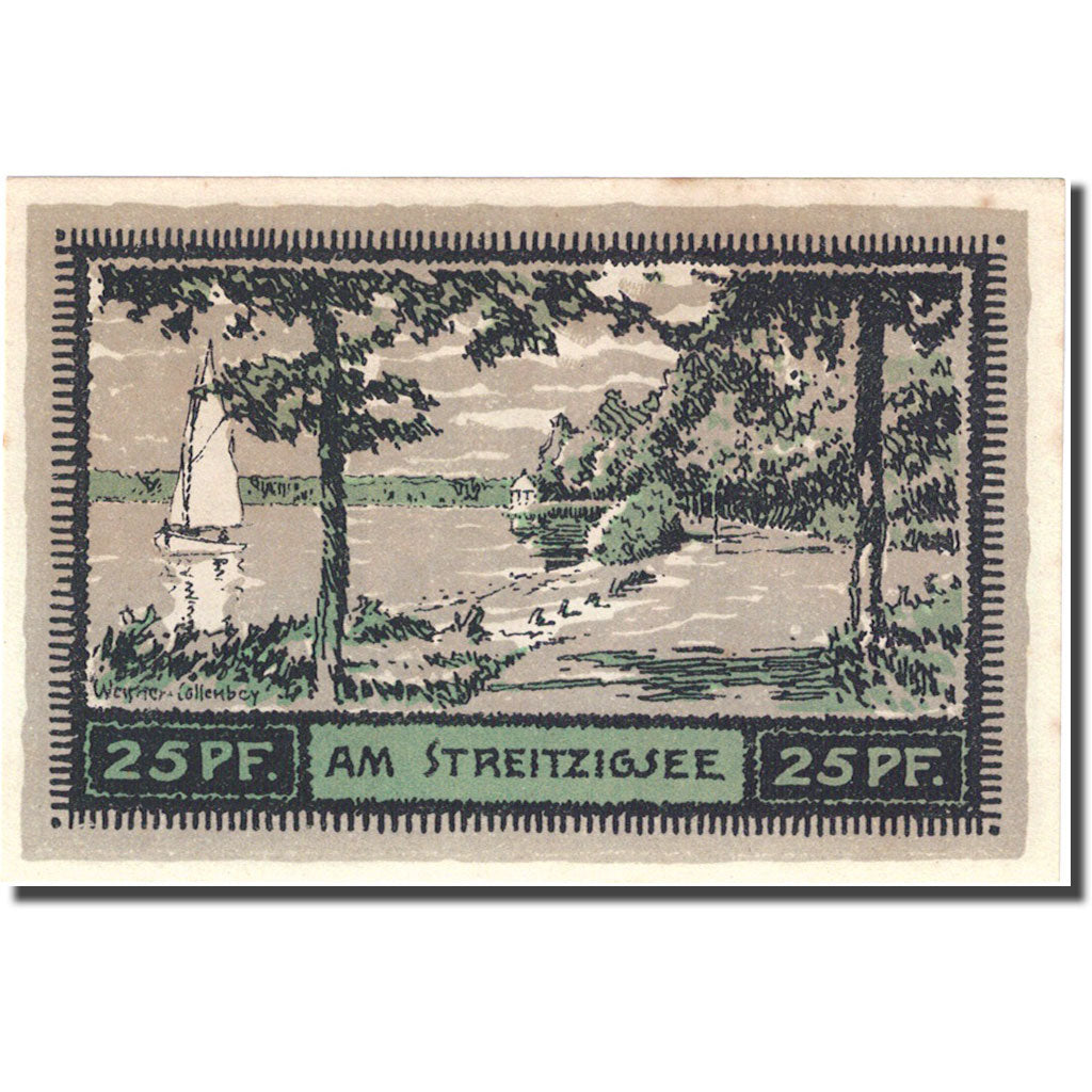 Banknote, Germany, Neustettin, 25 Pfennig, lac 1921-11-15 UNC(63) Mehl 968.1