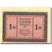 Banknote, Germany, lund-Schobüll, 1 Mark personnage 2 pink UNC(63) Mehl 844.1b