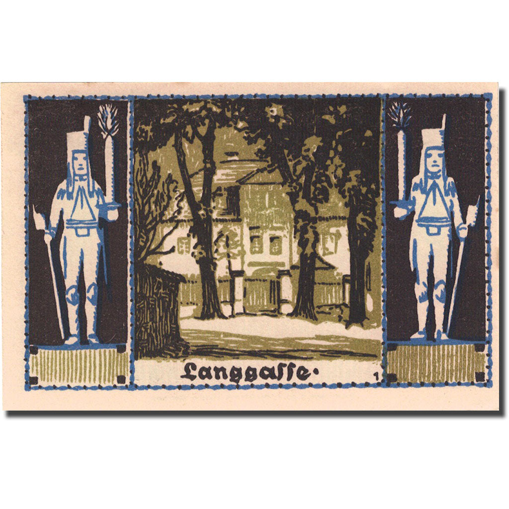 Banknote, Germany, Schneeberg, 50 Pfennig, soldat, 1921, UNC(63), Mehl:1190.1a