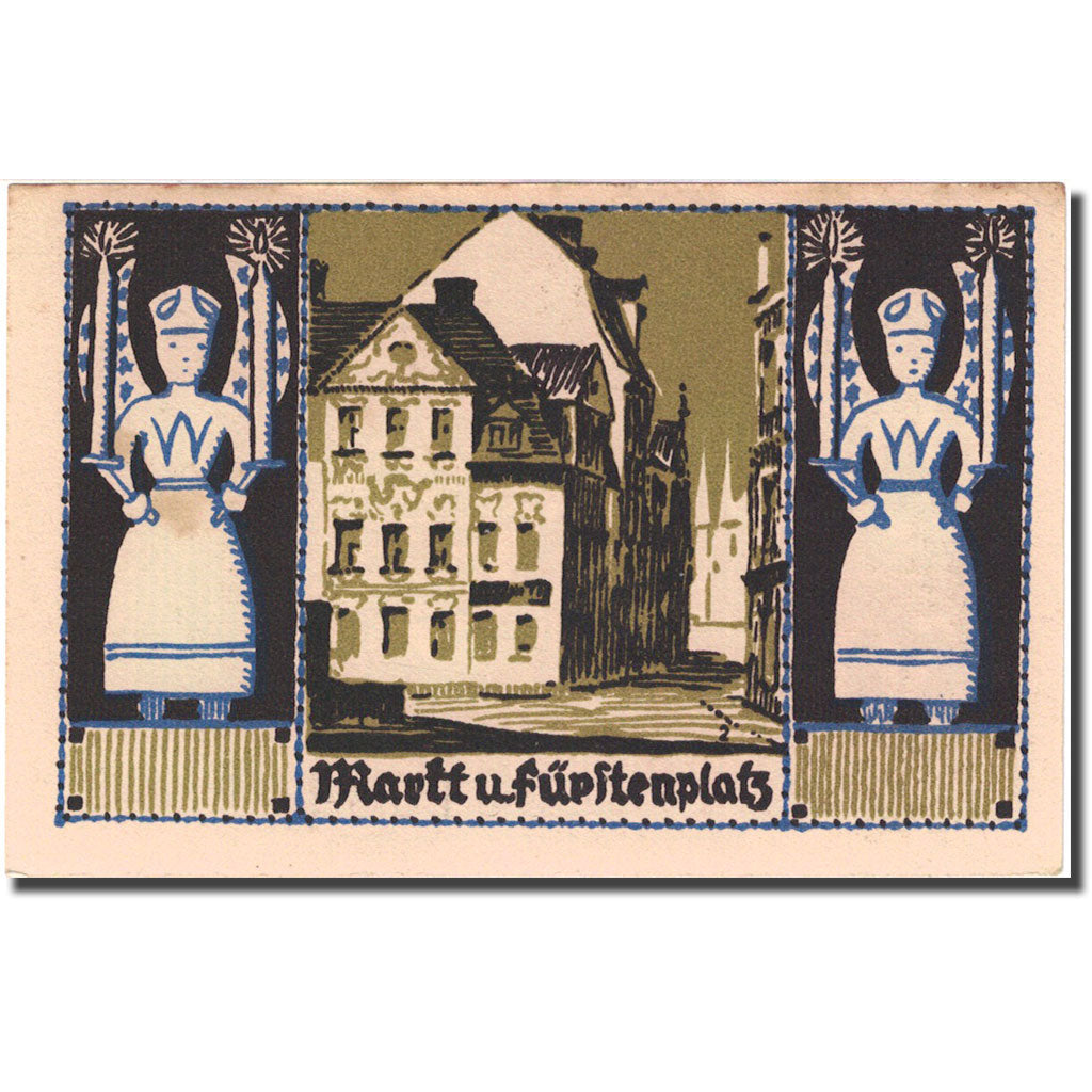 Banknote, Germany, Schneeberg, 50 Pfennig, manoir, 1921, UNC(63), Mehl:1190.1a