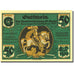 Geldschein, Deutschland, Hamburg, 50 Pfennig, Incendie, 1921 UNZ- Mehl 552.1