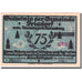 Banknote, Germany, Prisdorf, 75 Pfennig, étang, 1921, UNC(63), Mehl:1076.1