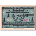 Banknote, Germany, Prisdorf, 75 Pfennig, Forêt, 1921, UNC(63), Mehl:1076.1
