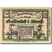 Banknote, Germany, Delbrück, 50 Pfennig, personnage 1921 UNC(63) Mehl 261.1